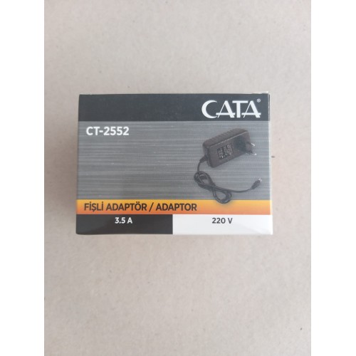 Cata CT-2552 1m 36W 3.5A 5.5X2.5mm Fişli Adaptör