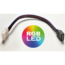 Led Konnektör Soket Aparat RGB 4PİN Şerit Led Lehimsiz Ekleme