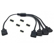 ARGB Şerit 3 Pin LED Çoklayıcı Splitter 1 Giriş 4 Çıkış