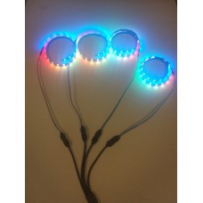 WS2812B PC ANAKART UYUMLU 4 ADET ARGB 50CM LED İLE ÇOKLAMA APARATI